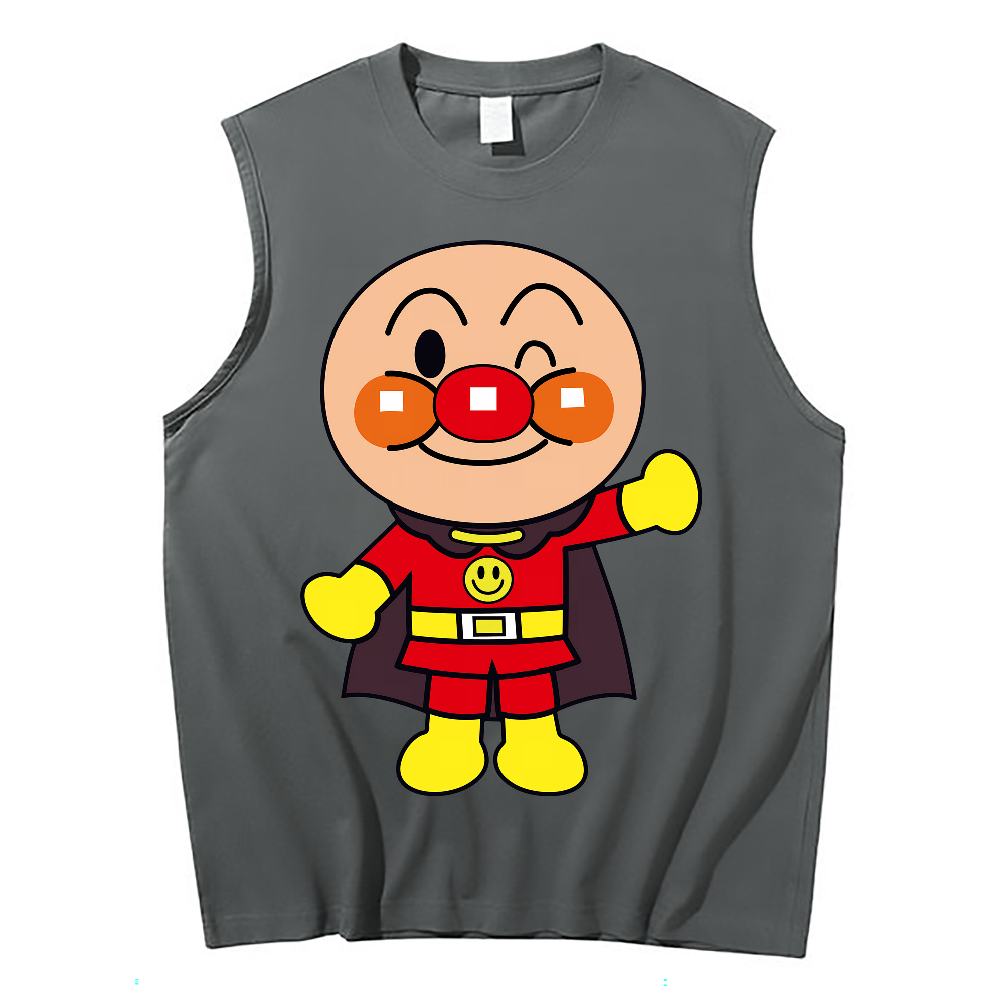 （画像用） アンパンマン Anpanman コットン100％タンクトップ（フロントプリント）